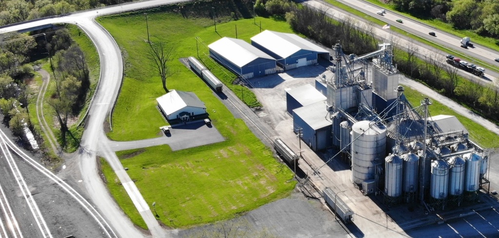 Aerial view of CNY Feeds Feed Mill ~2024